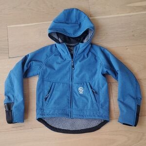 Blue Kids Hooded Jacket